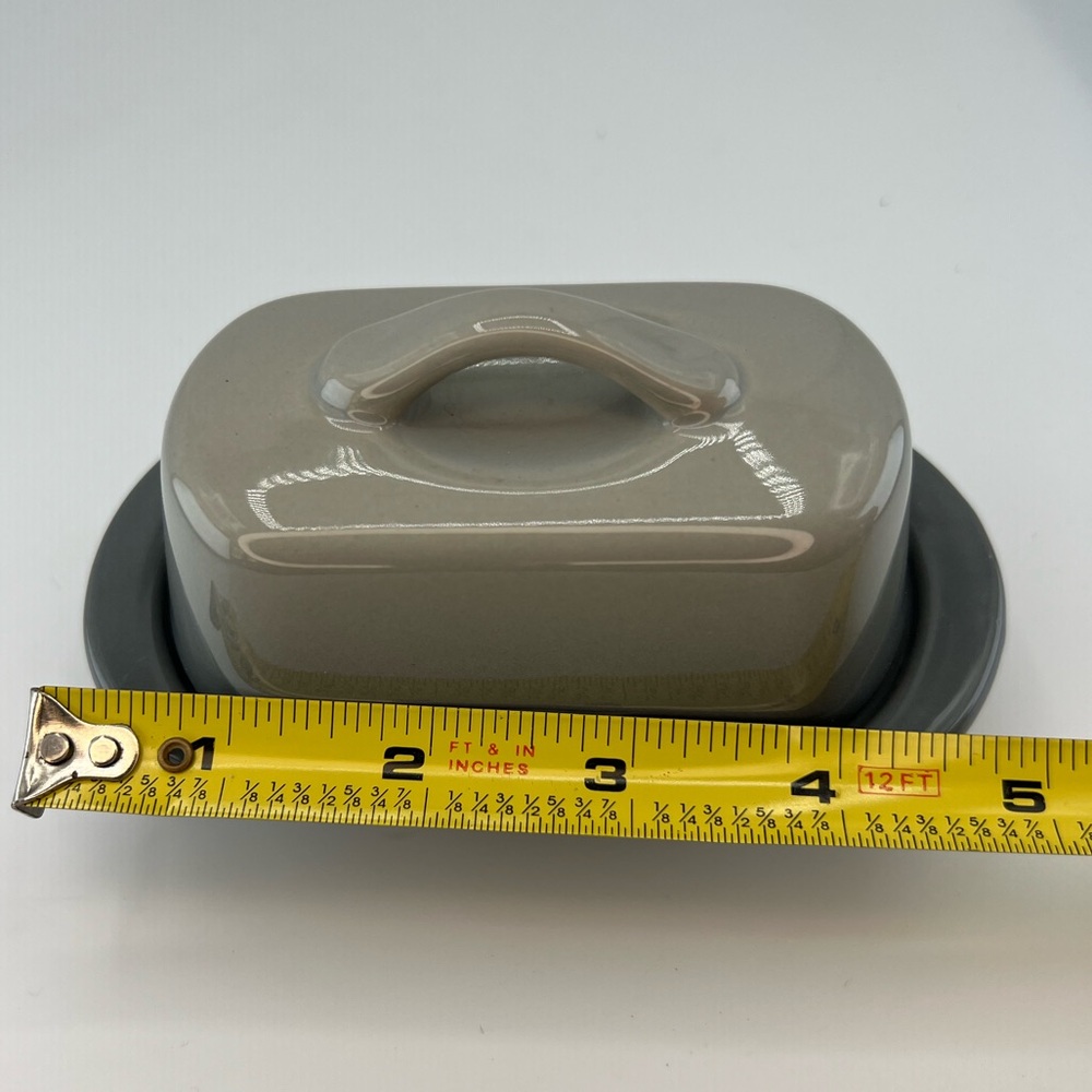 Chantal 5" Mini Butter Dish Fade Gray - Picture 7 of 8